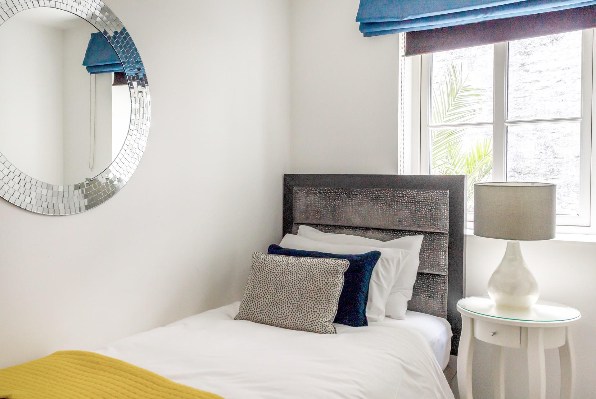 Bedroom 3 has a single bed to tuck into each night.