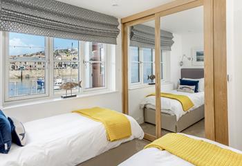 Wake up to views of the harbour without even needing to get up.