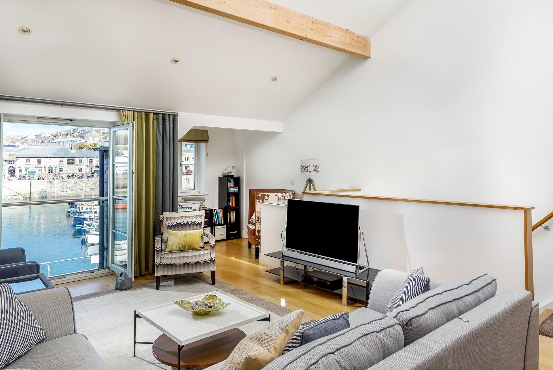 Sink into the cosy sofa and enjoy a family movie night.