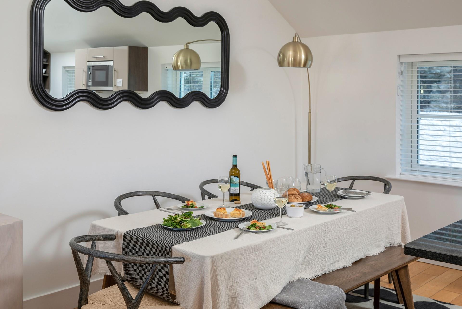 Enjoy a leisurely lunch of fresh local produce.