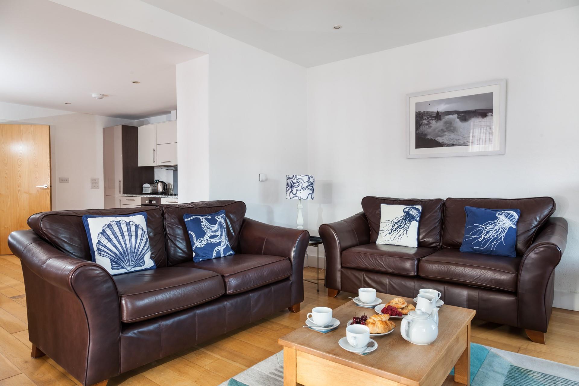 Enjoy a hearty breakfast of fresh pastries to start the day.