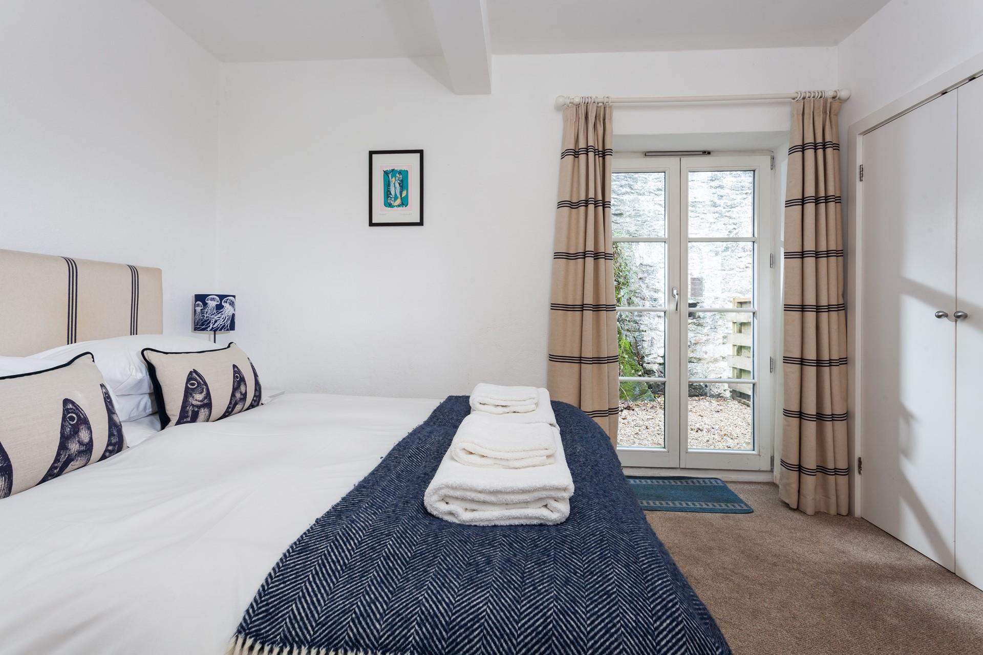 Fresh fluffy towels await you after your morning sofa.