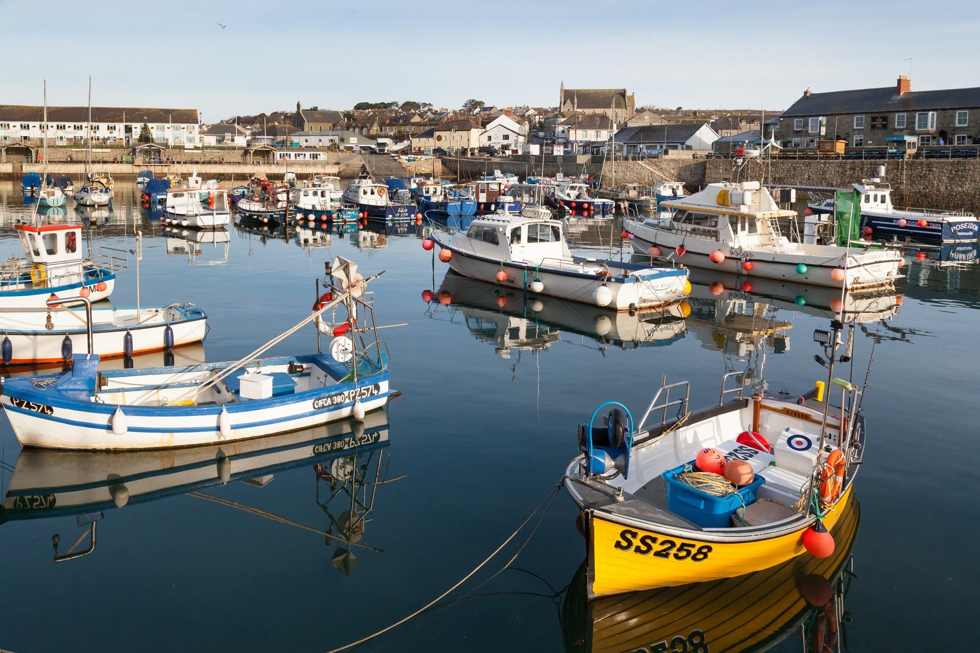 Porthleven is perfect for storm-watching in the winter months.