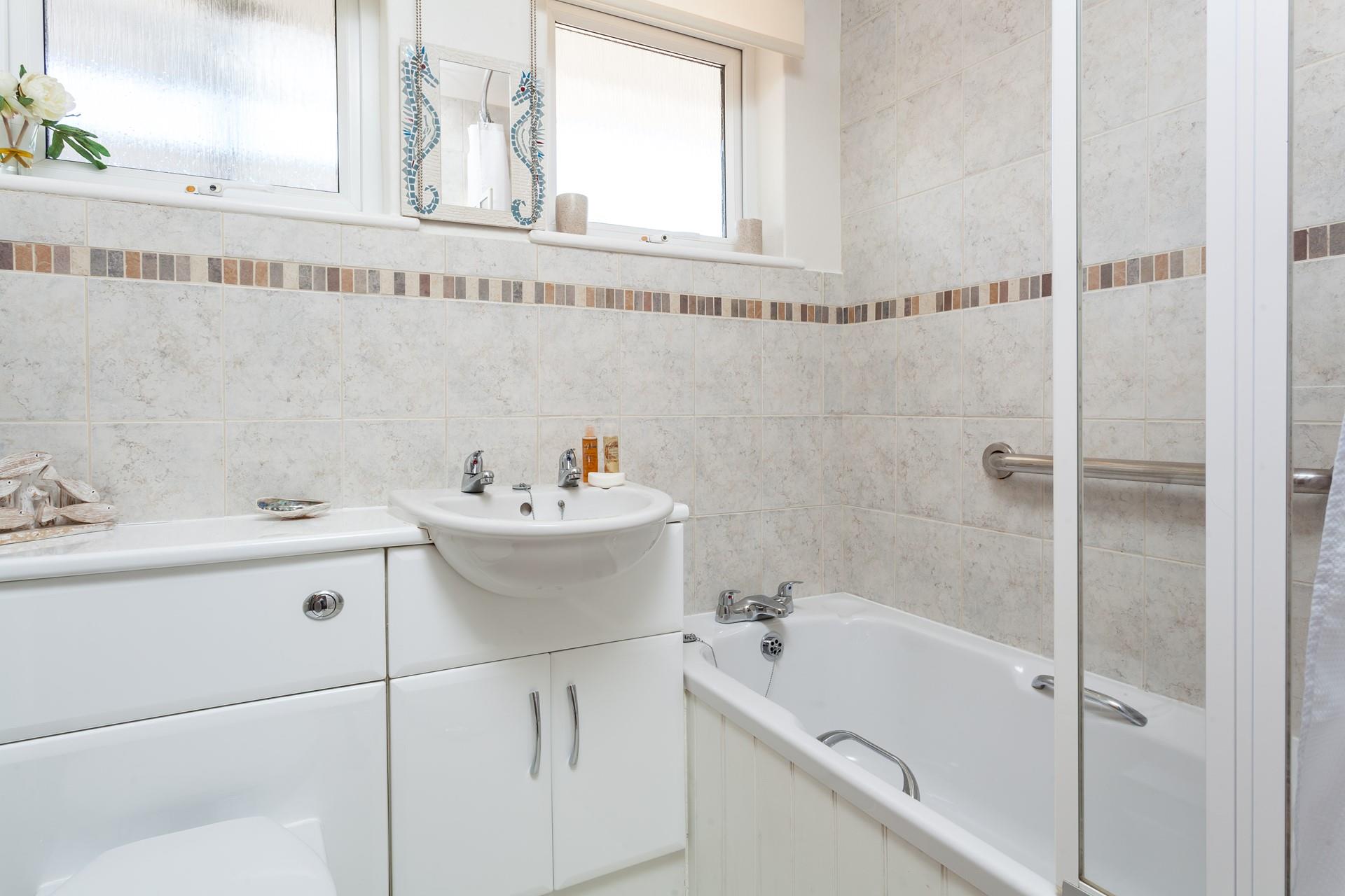 Unwind in a bubble bath on a relaxing evening.