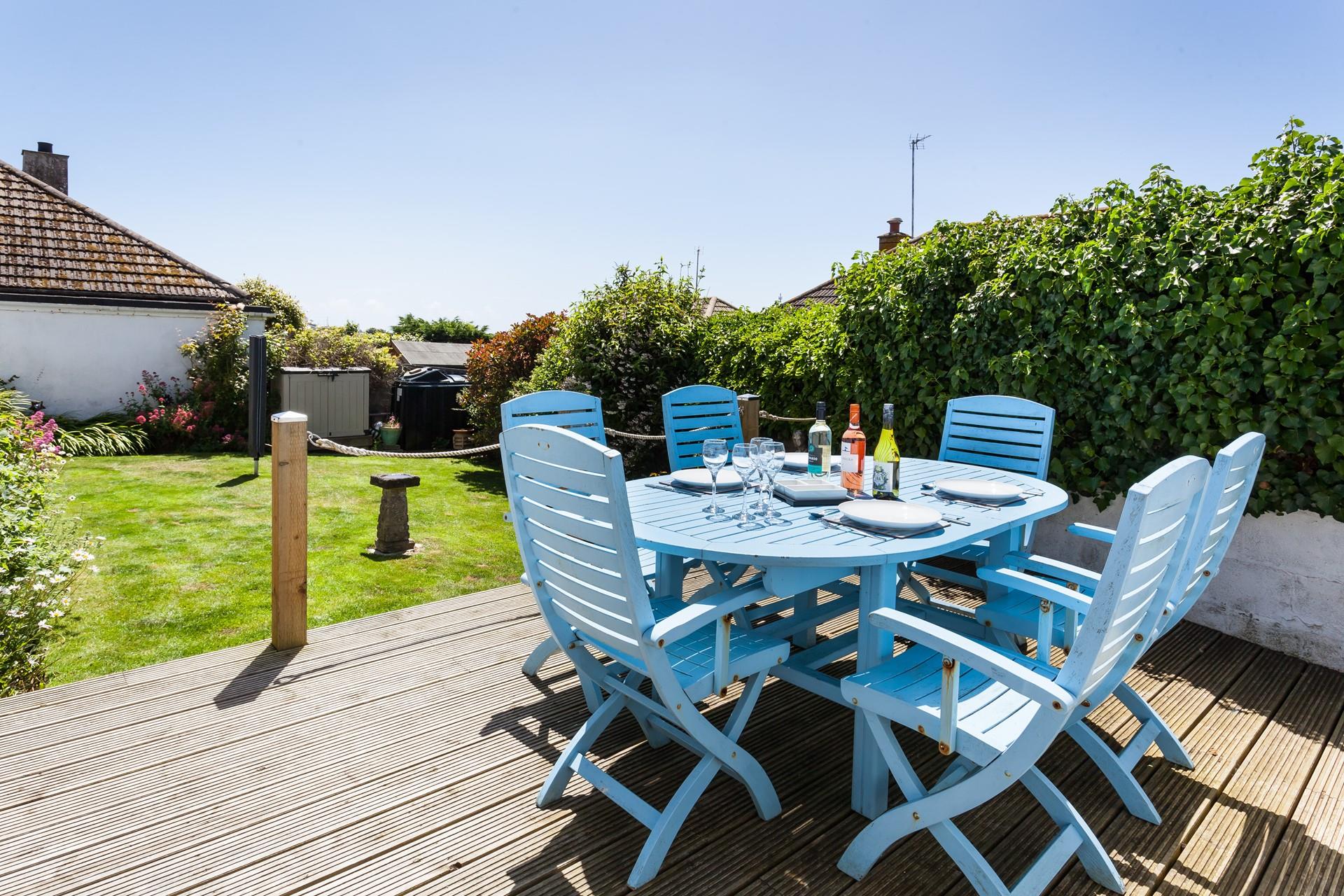 Open a bottle of your favourite wine to enjoy on a balmy summer's evening.