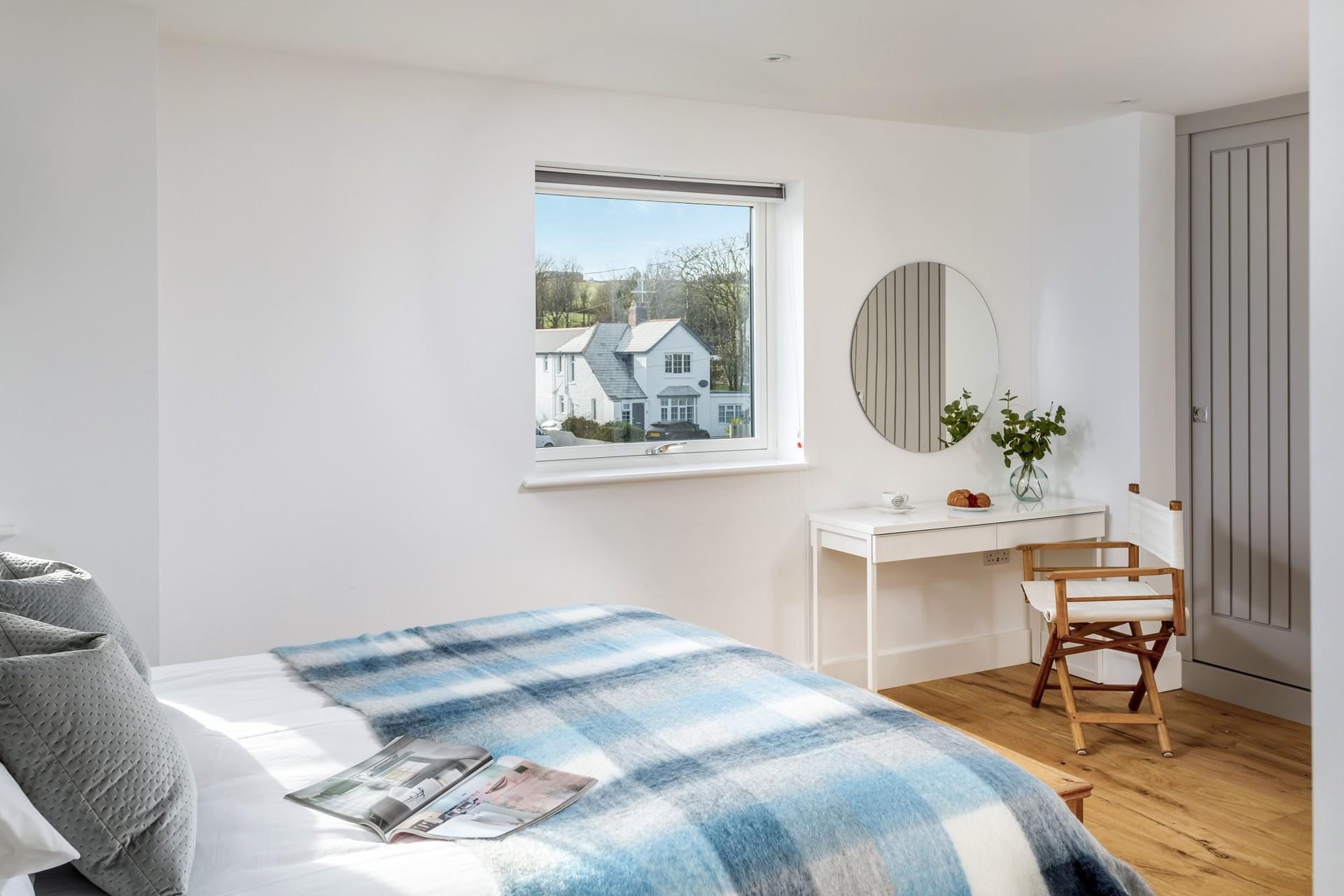 Get ready for the day at the stylish dressing table whilst deciding on the day's plans.