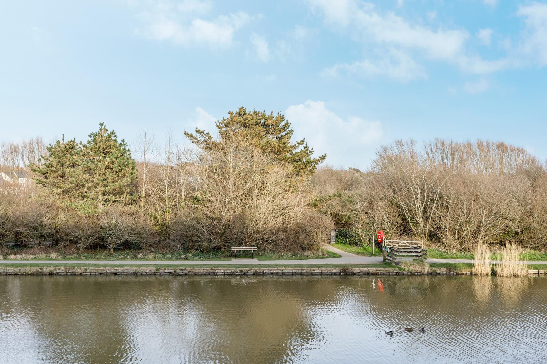 Why not bring your bikes and take a scenic ride along the canal?