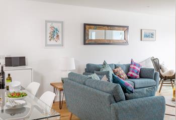 The open plan living space makes it easy to spend quality time together as a family.