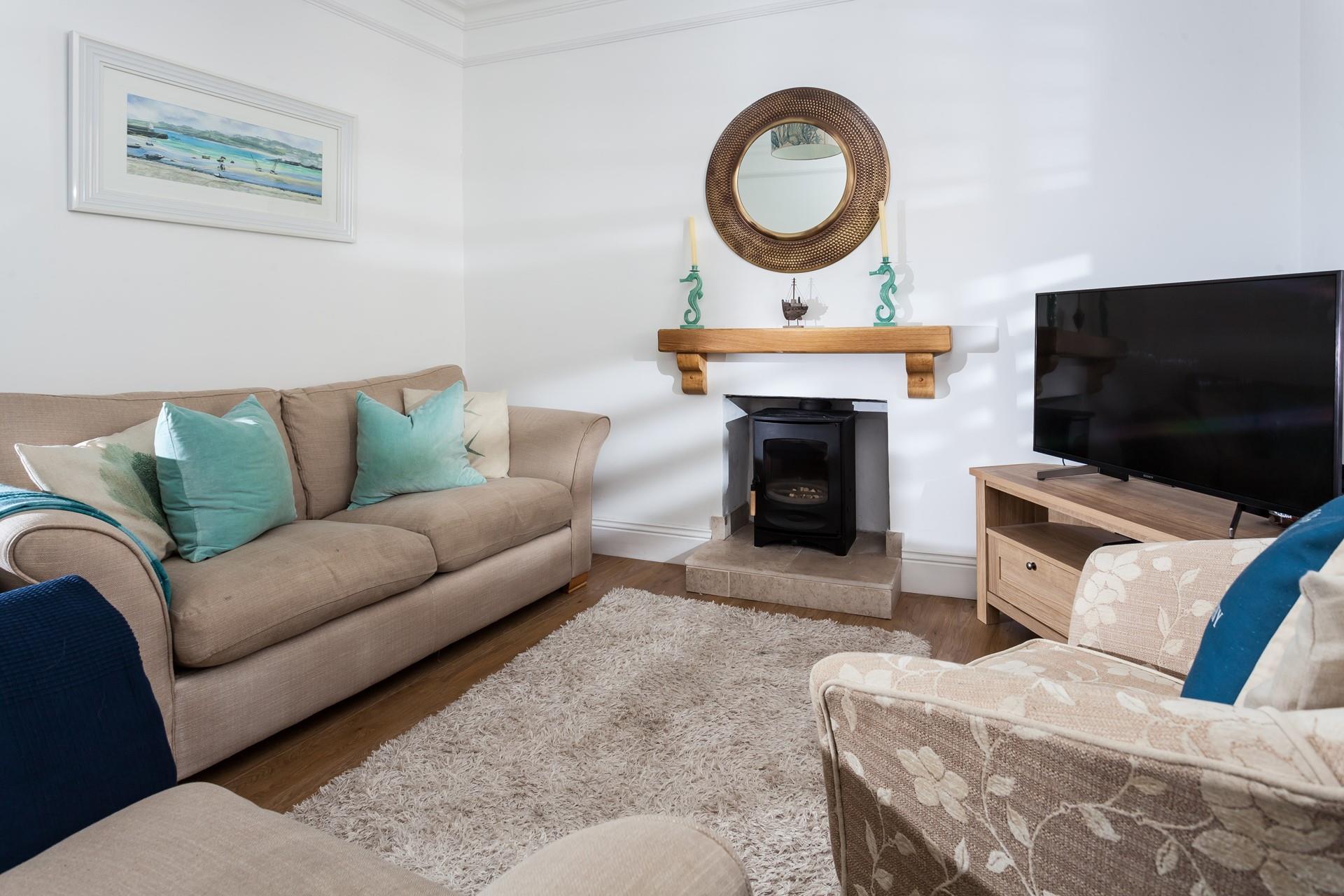 Light the woodburner and snuggle up in front of the crackle of the fire.