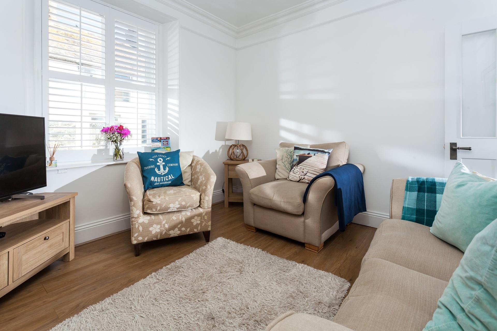 Sink into the sumptuous sofas and enjoy a family movie night after a day of exploring.