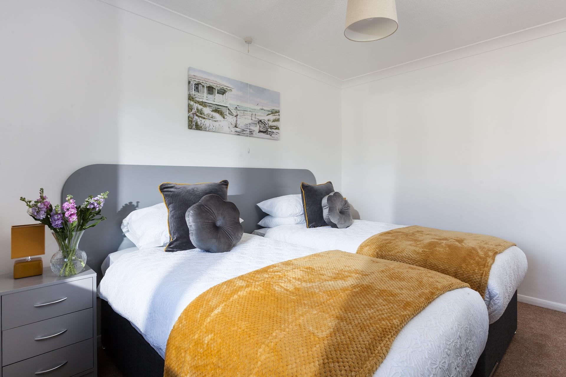 Bedroom 3 is perfect for kids and adults with flexible beds.