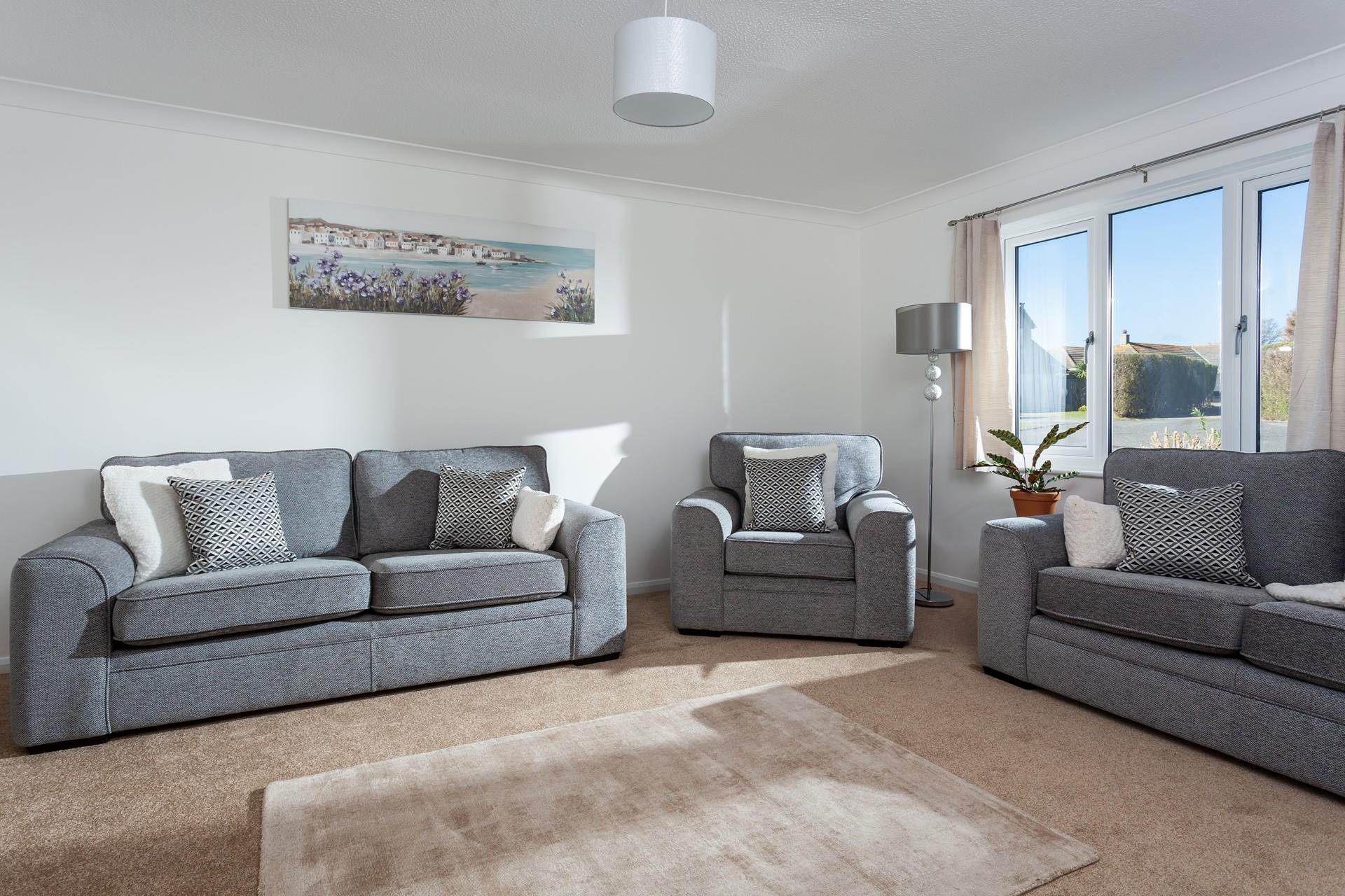 Snuggle up and enjoy a glass of something nice in front of the fire. 