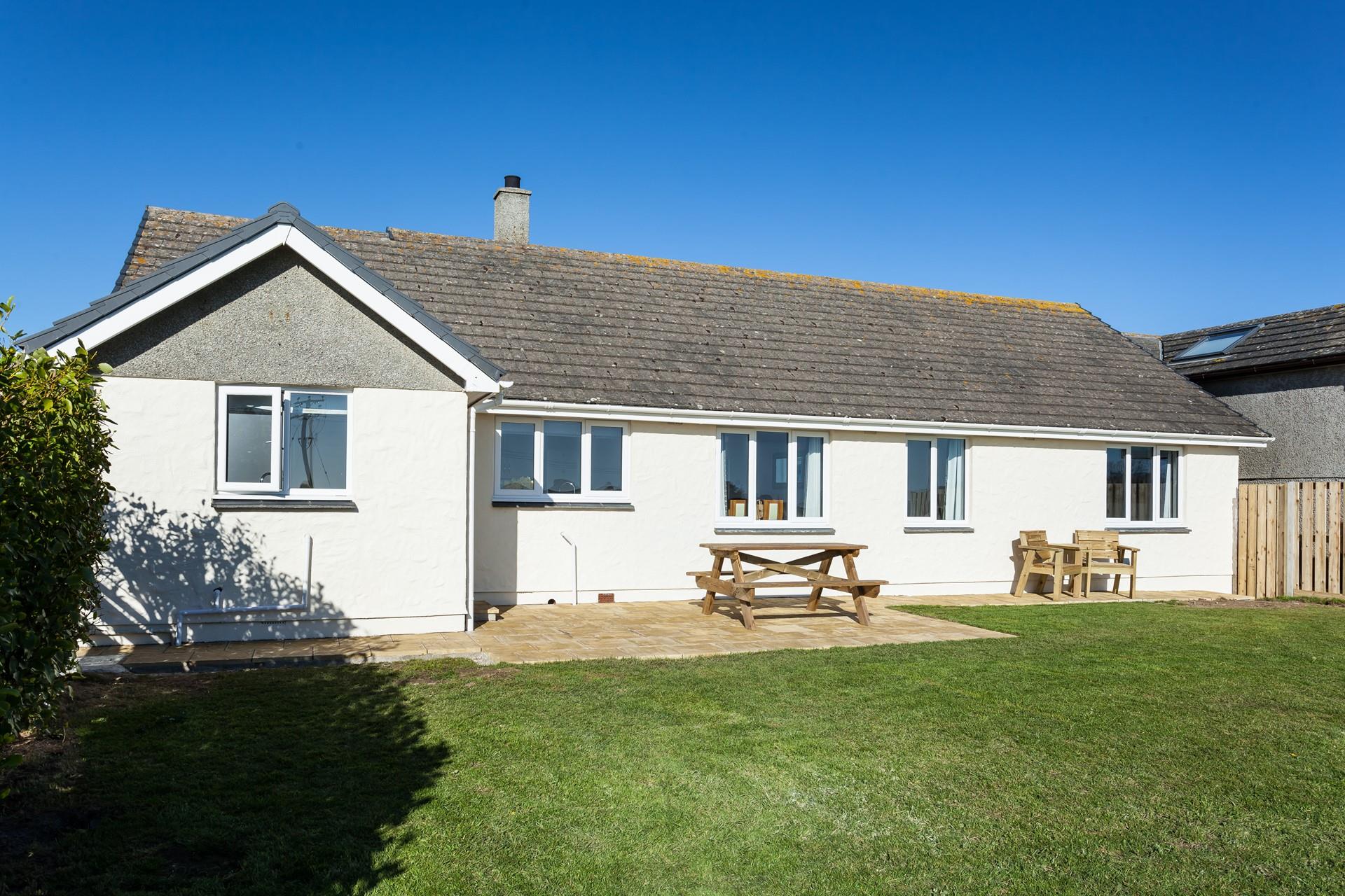 Nancemorrin's West facing garden will get the sunshine all evening making it perfect for those Summer BBQ's. 