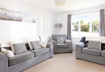 Light and airy, with plenty of space for all the family to relax!