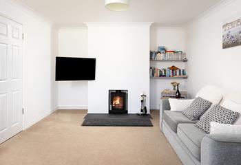 Unwind with a good book or choose a film for a movie night!