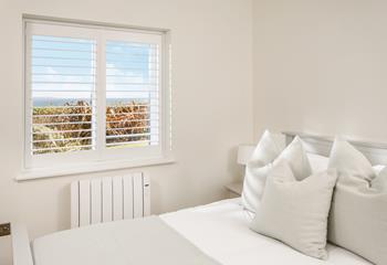 Enjoy sea views from the moment you wake up to the minute you drift off to sleep.