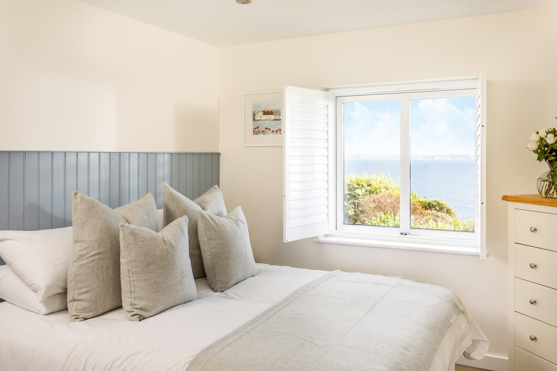 Climb into the soft sheets in the king size bed and drift off for a dreamy night's sleep.