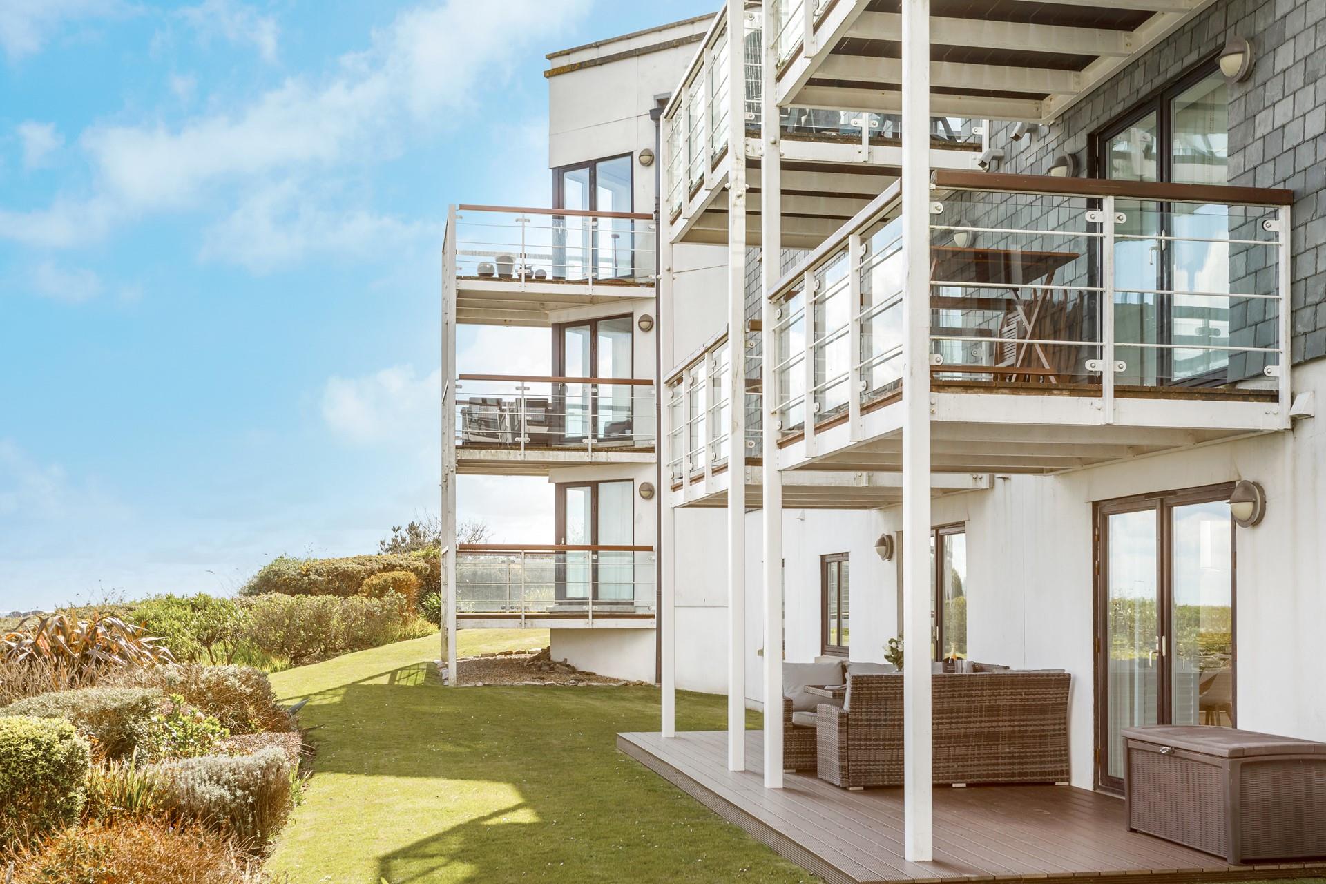Enjoy stunning sea views from the outside space, perfect for al fresco dining.