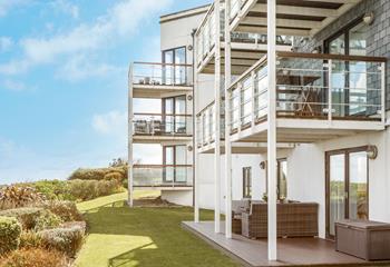 Enjoy stunning sea views from the outside space, perfect for al fresco dining.