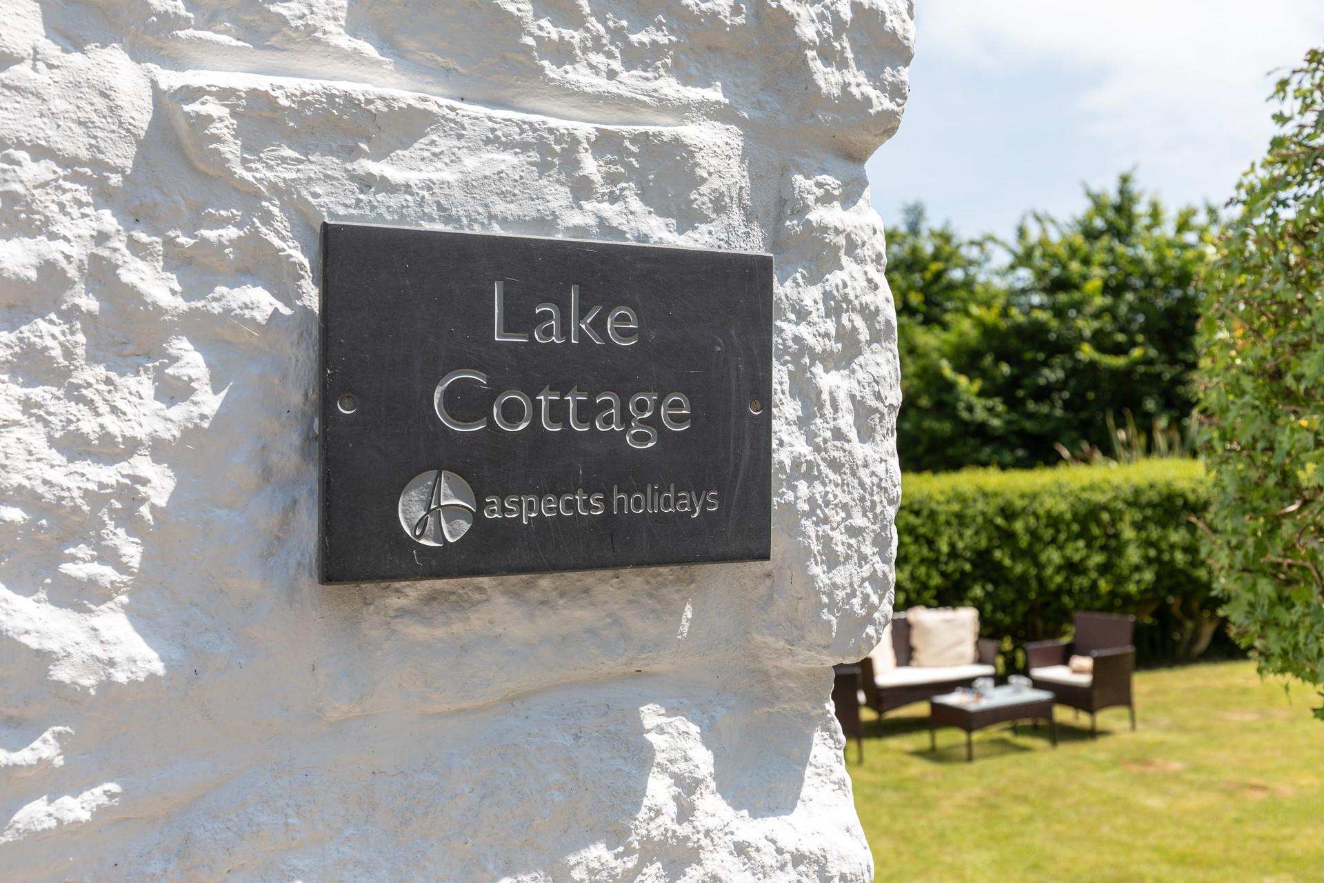 A warm welcome awaits at Lake Cottage.