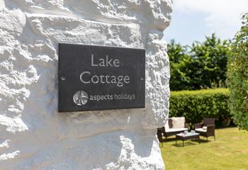 A warm welcome awaits at Lake Cottage.