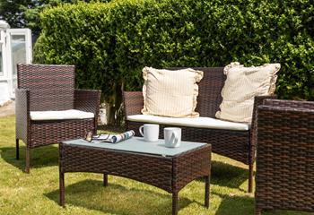 You'll find plenty of lovely spots to sit and relax.