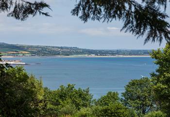 Take in the stunning view across the bay!