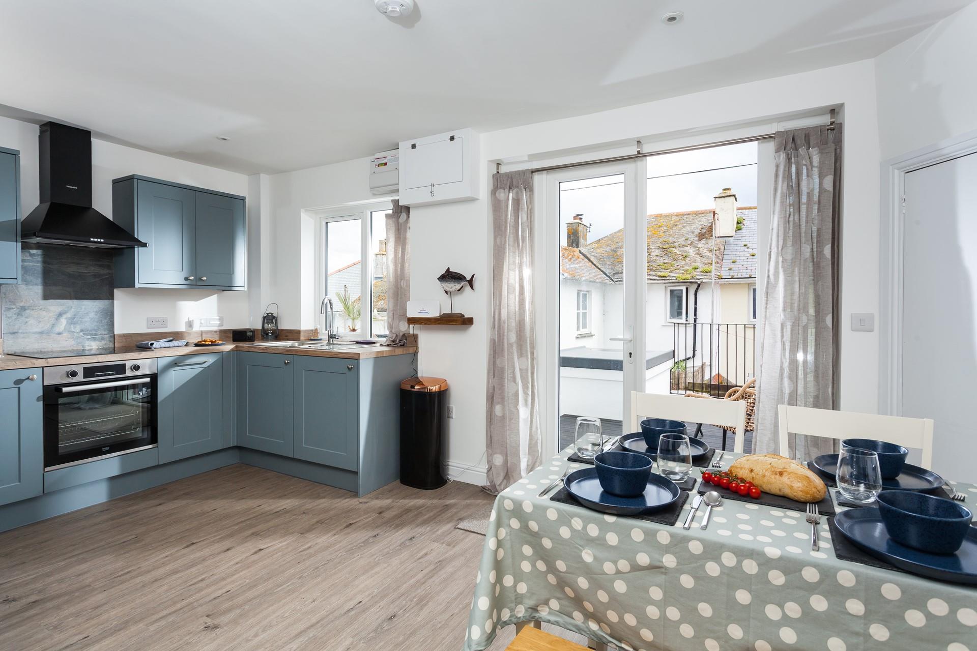 Let the fresh breeze in whilst you delve into a hearty cooked breakfast.