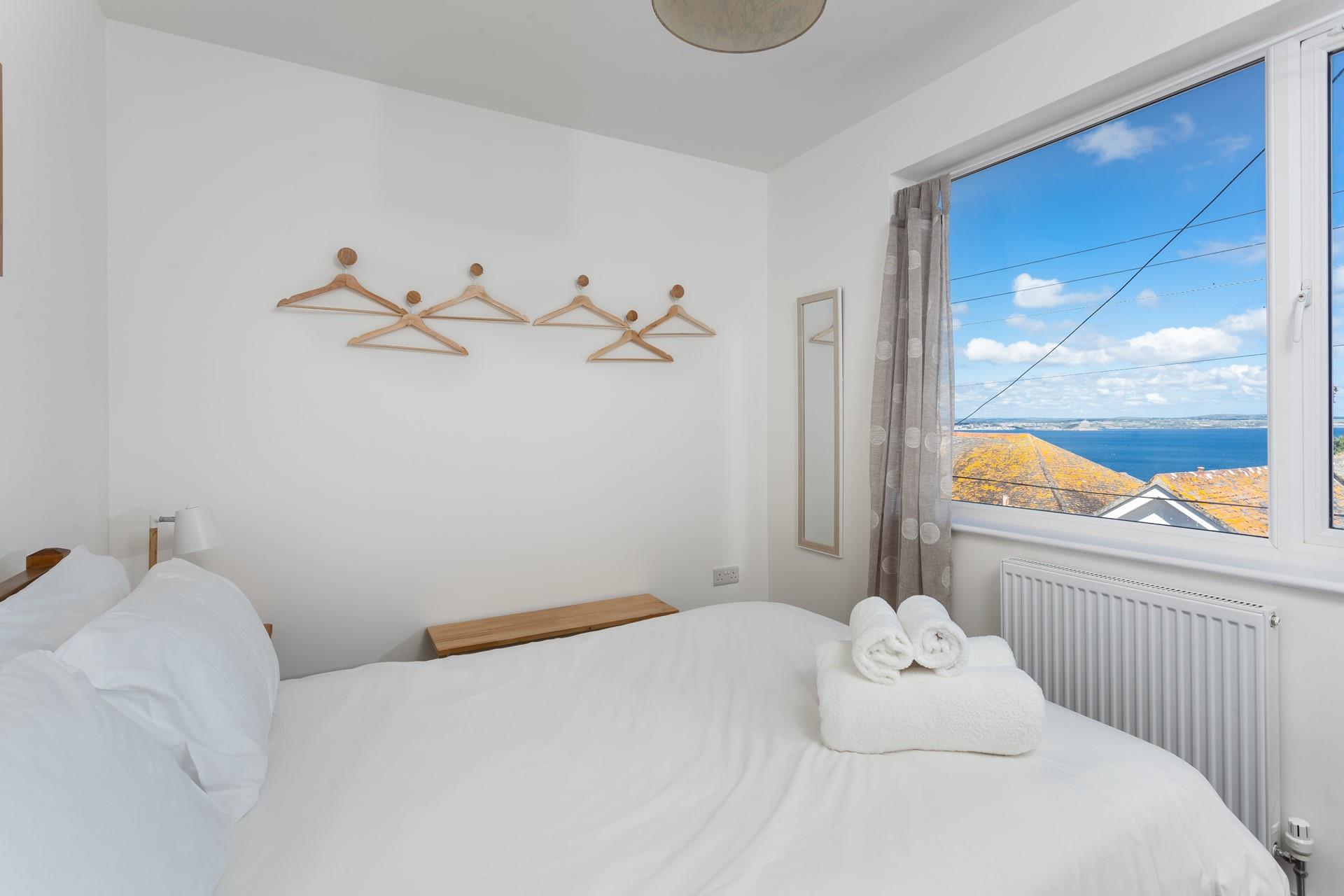 Wake up to beautiful views across to St Michael's Mount as you open your curtains.