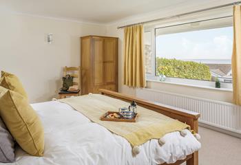 Wake up and open the curtains to sea views as the sun rises.