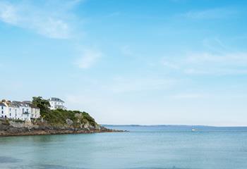 Portmellon is perfect for a tranquil dip in the calm waters.