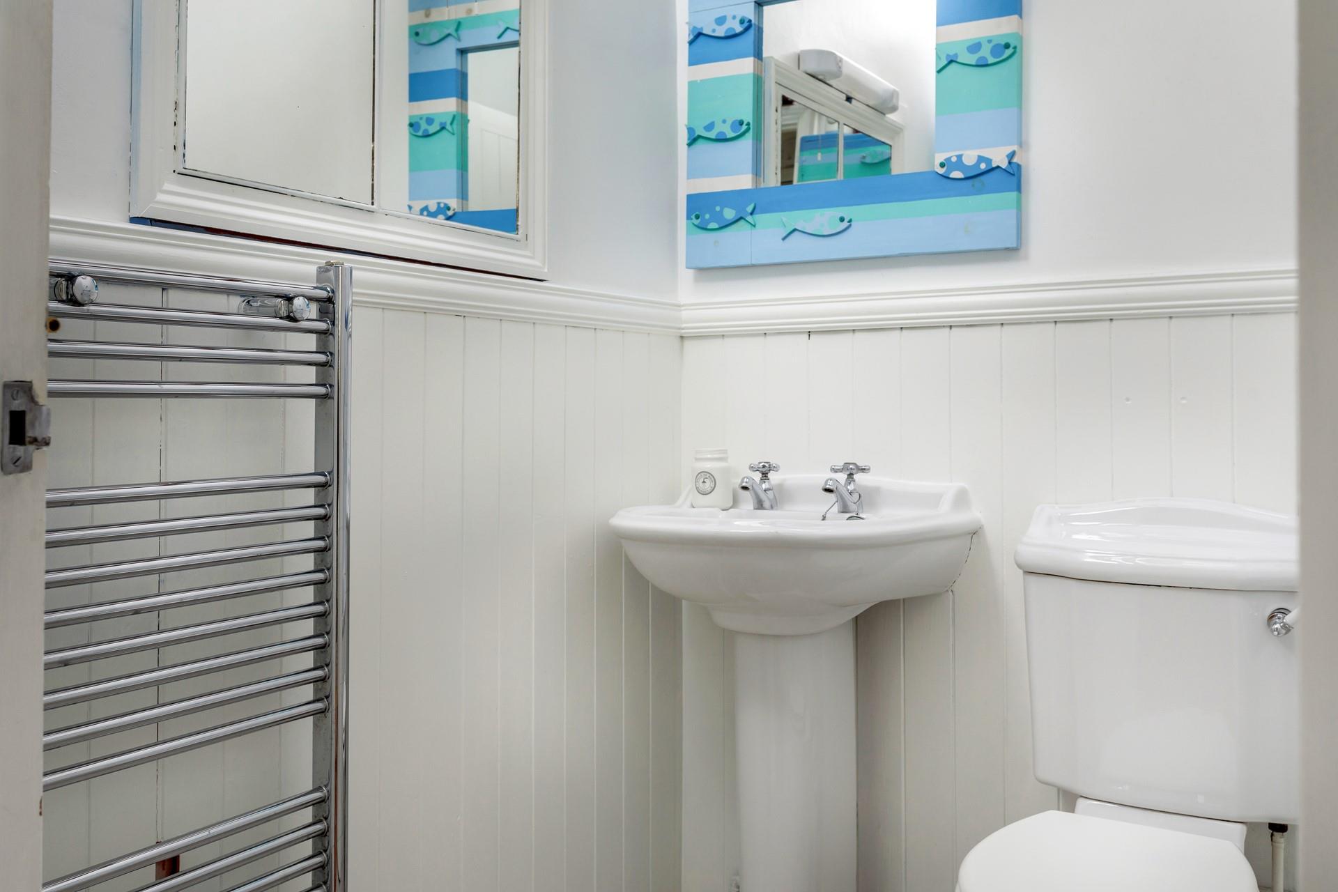 Step out of the shower to warm fluffy towels taken straight from the heated towel rail.