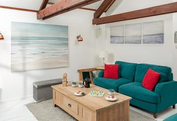 Inter Nos is full of character with exposed beams and stylish furniture.