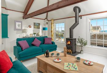 Get stuck into a good book with a glass of wine in front of the fire.