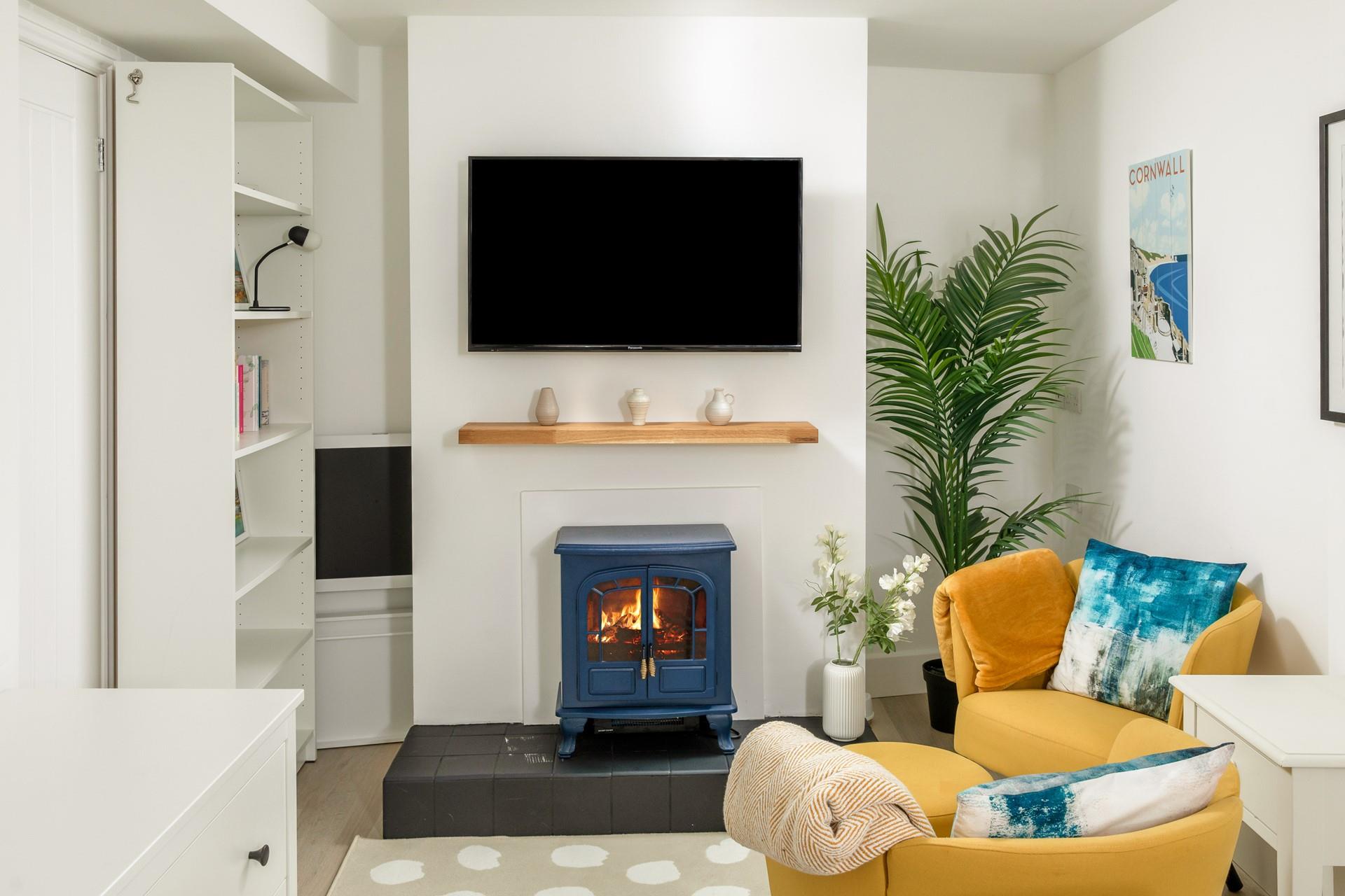 Cosy up in the snug area.