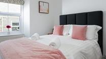 Sink into the soft sheets and drift off for a peaceful night's sleep.