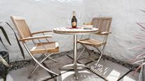 Open a bottle of your favourite tipple and relax in the evening sun.