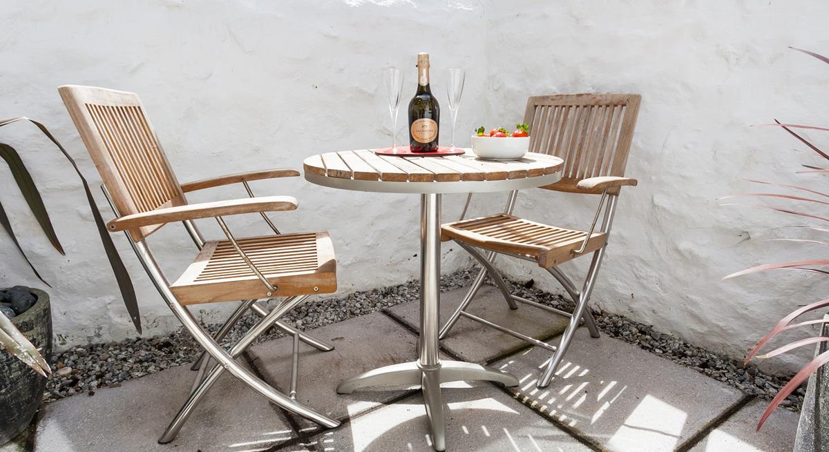 Open a bottle of your favourite tipple and relax in the evening sun.