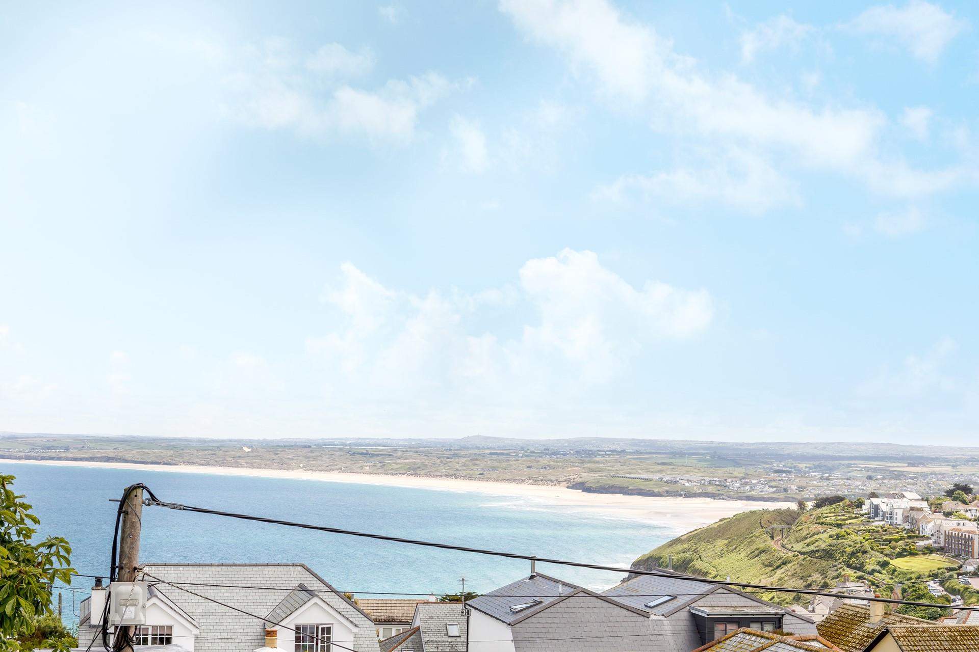 Head across the Bay to Hayle's 3 miles of golden sand where there is endless space to sit on the sand.