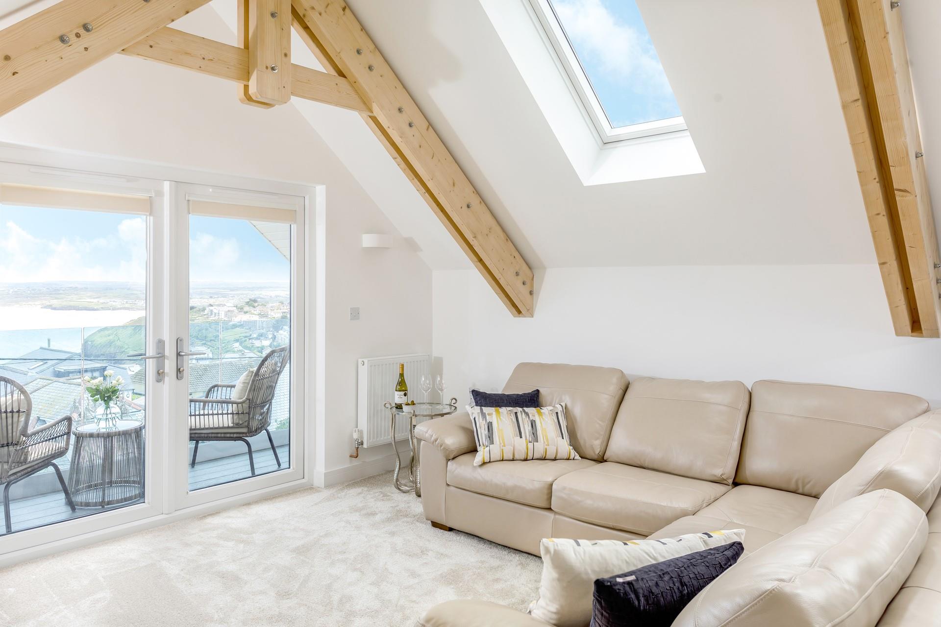 Take advantage of the stunning views from the upstairs sitting room.