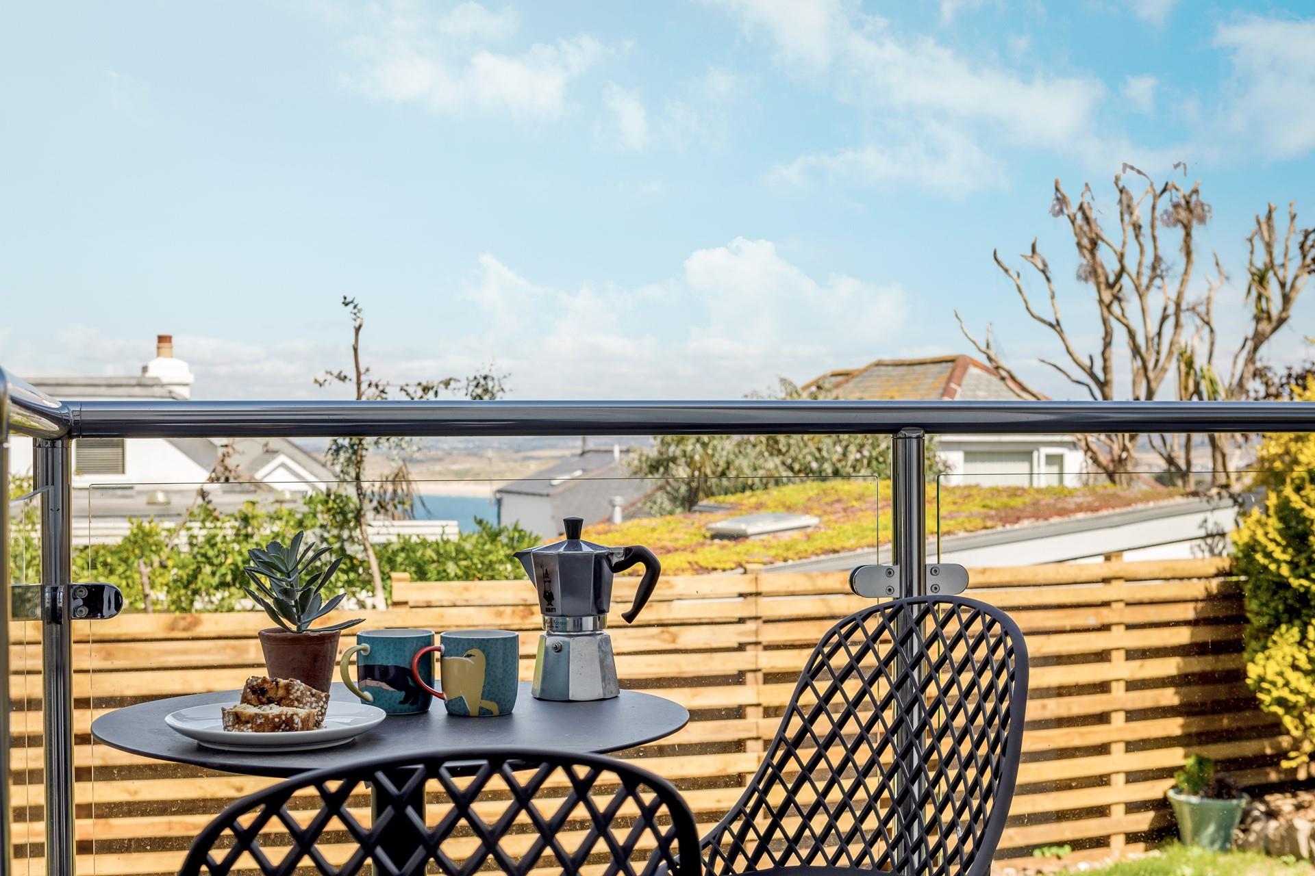 Treat yourself to coffee and cake on a sunny afternoon and enjoy the view.