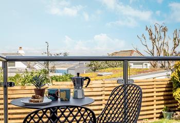 Treat yourself to coffee and cake on a sunny afternoon and enjoy the view.