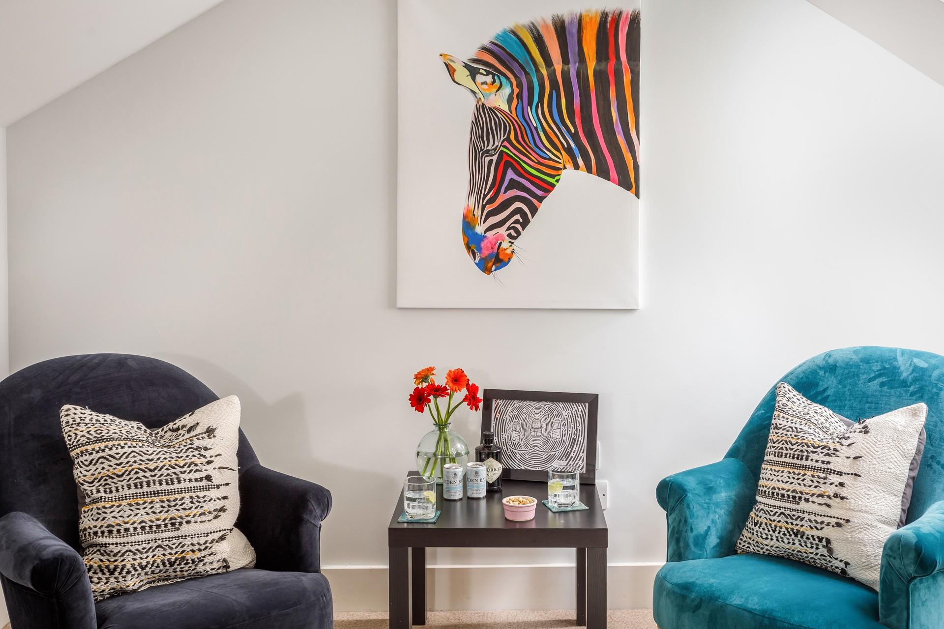 Kick back and relax in the TV lounge.