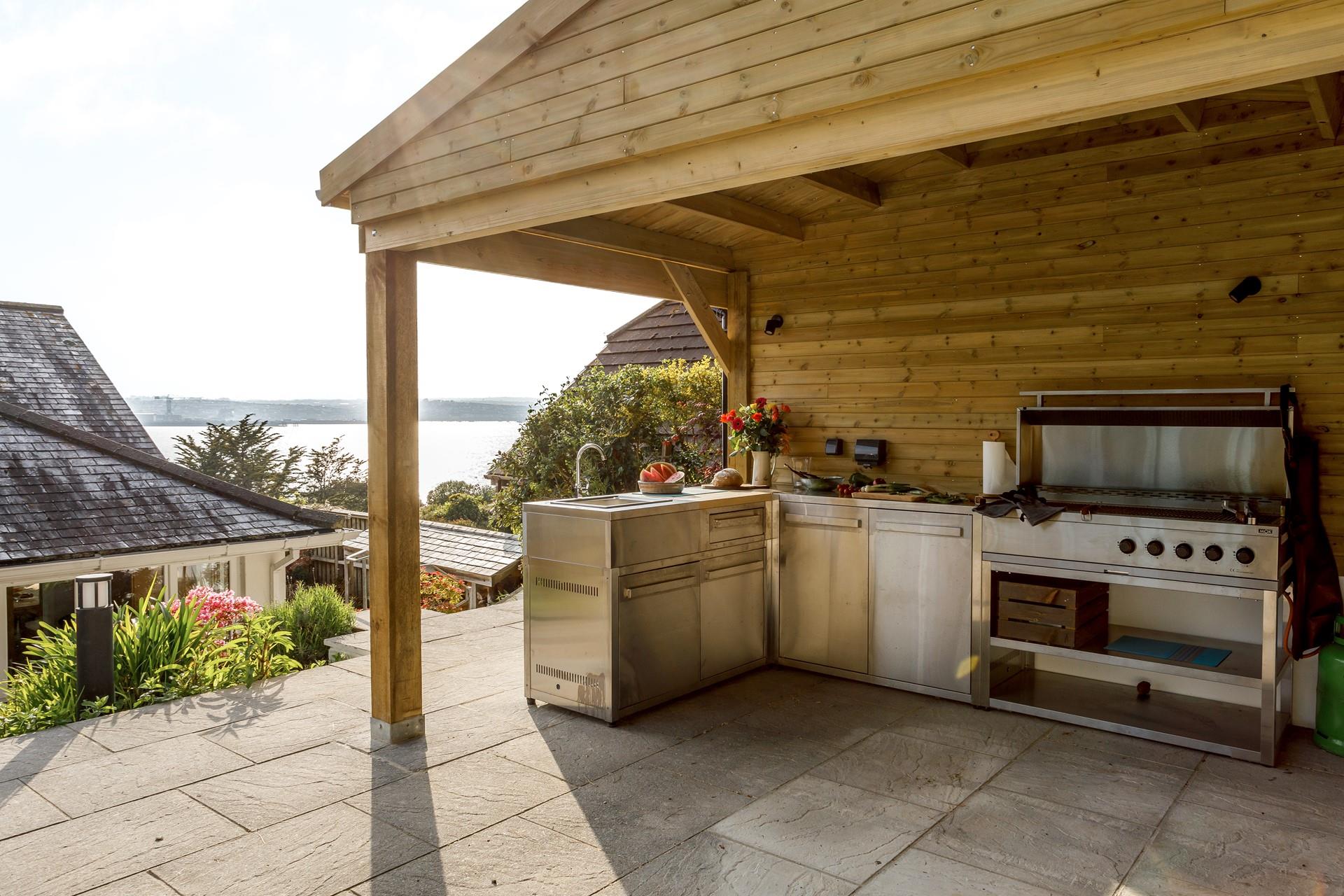 After a day on the beach, come back to light the barbecue and enjoy a feast.