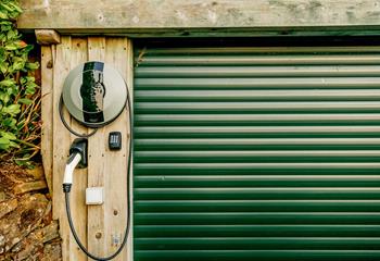 There is an EV charging point at the property for electric cars.