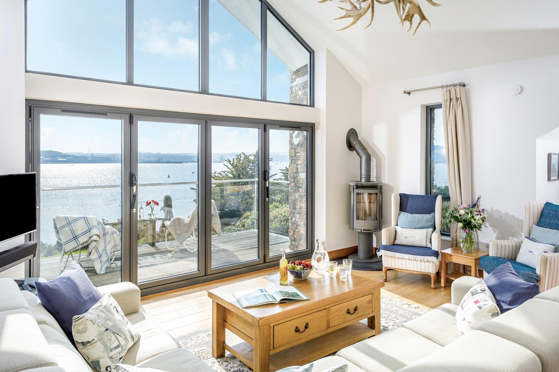 Open up the doors on a sunny day or snuggle down together on the comfy sofas on a colder afternoon.