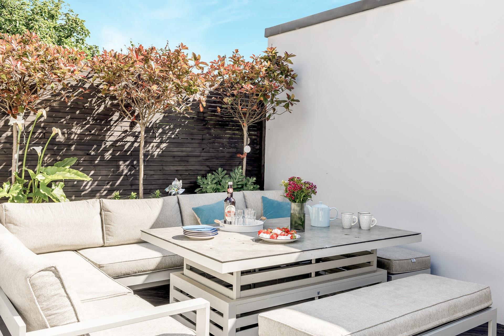 Treat the family to a barbecue as the sun comes down in the garden.