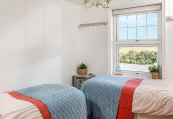 Bedroom 4 has twin beds which can be zip and link for flexible eating arrangements.