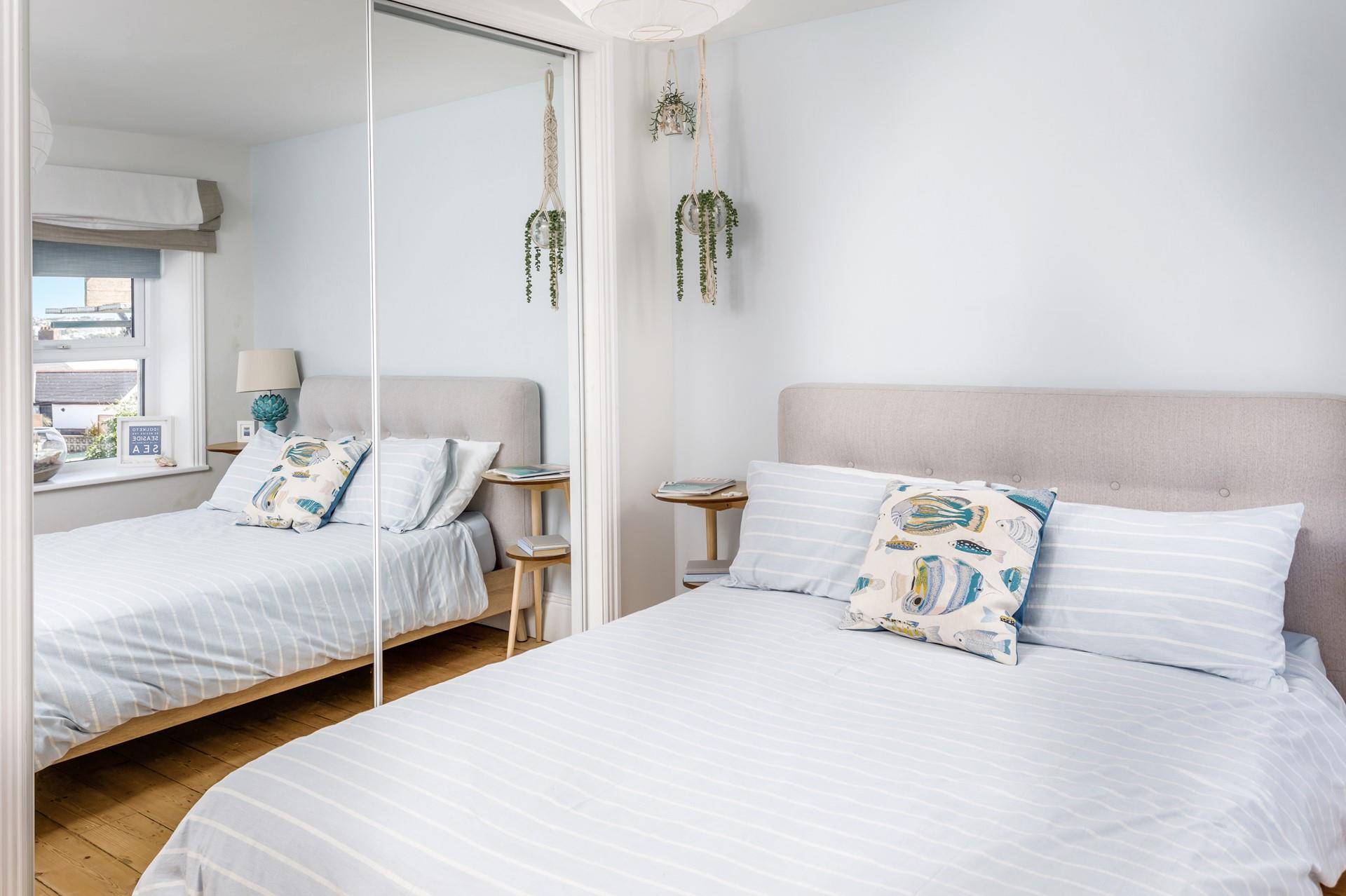 Bedroom 2 has a king size bed for a sumptuous night's sleep.