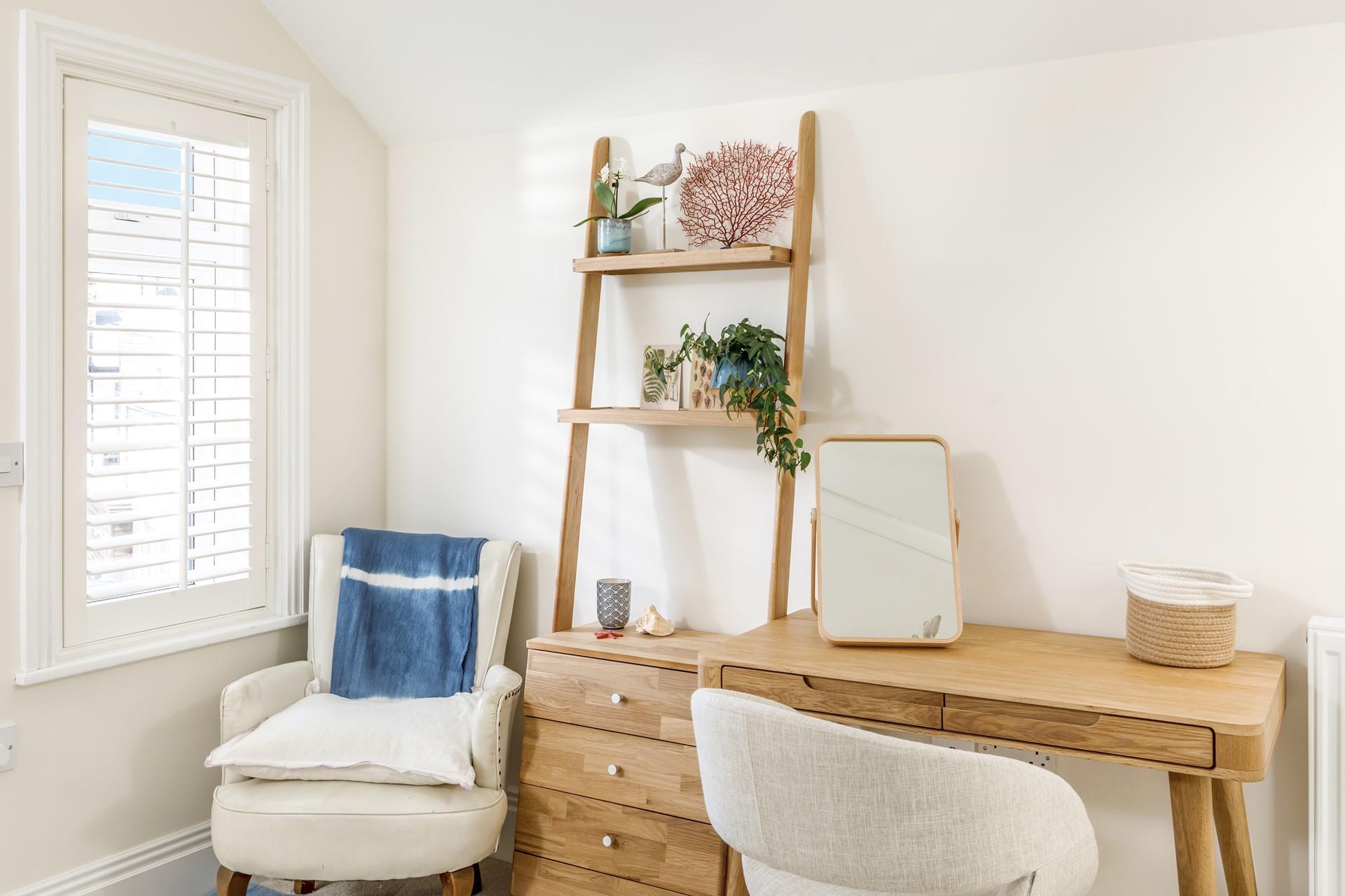 Enjoy a quiet moment to yourself in the window seat with a cuppa.